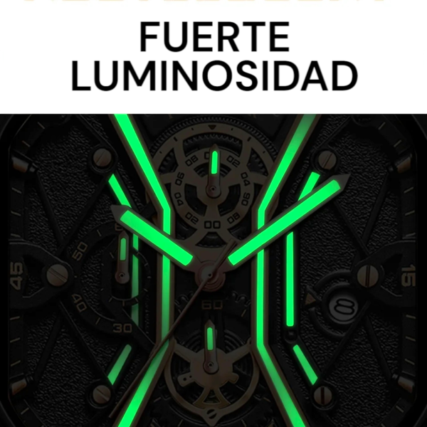 Reloj De Acero Inoxidable Azul - Imagen 4